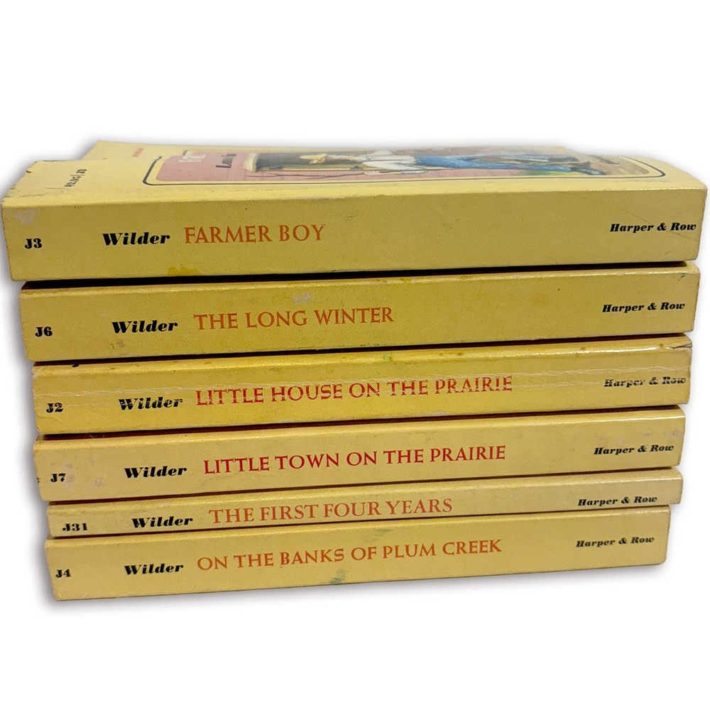 Little House on the Prairie Book Set Laura Ingalls Wilder 6 Paperback VTG Lot - Picture 1 of 16